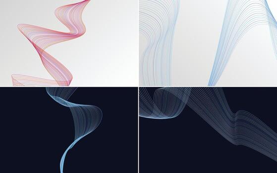 Create a professional and modern design with this pack of vector backgrounds