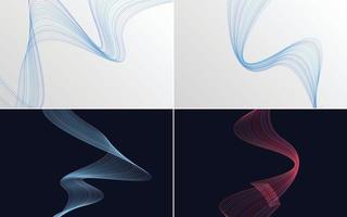 Create a modern and polished design with this pack of vector backgrounds