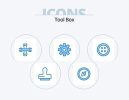 Tools Blue Icon Pack 5 Icon Design. . wrench. tools vector