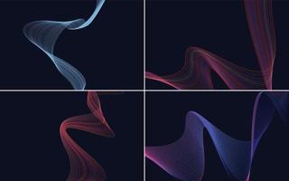 Add visual interest to your design with this pack of vector backgrounds