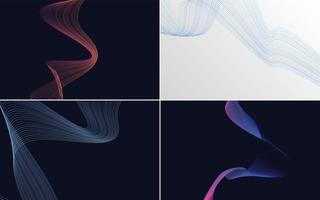 Add a touch of elegance to your design with this pack of vector backgrounds