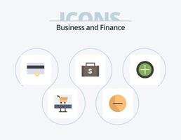 paquete de iconos planos de finanzas 5 diseño de iconos. dinero. pagos dinero. dinero. dólar vector