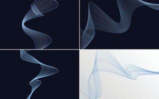 Enhance your presentations with this set of 4 vector backgrounds