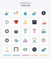 Creative Human 25 Flat icon pack  Such As human. person. avatar. human. user vector