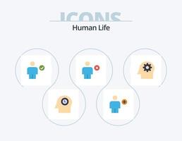 Human Flat Icon Pack 5 Icon Design. minus. delete. avatar. body. done vector