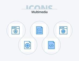 paquete de iconos azul multimedia 5 diseño de iconos. . . Mac. sincronizar aplicación vector
