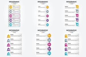 The vector illustrations in this set are ideal for creating infographics for advertising. brochures. flyers. and magazines.