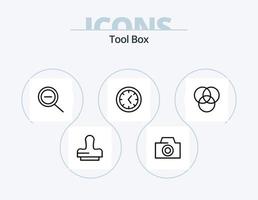 Tools Line Icon Pack 5 Icon Design. . orientation. vector