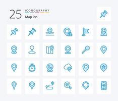 Map Pin 25 Blue Color icon pack including map. world. map. map. flag vector