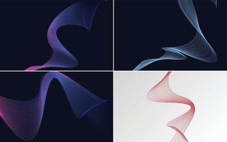 Enhance your design with these vector line backgrounds