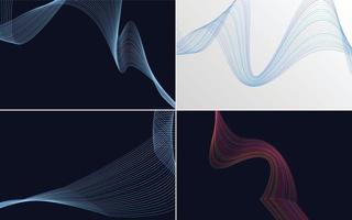 Add a modern flair to your presentation with this vector background pack