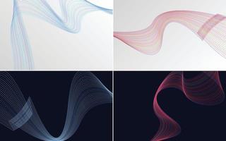 Add a touch of elegance to your presentation with this vector background pack