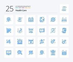 Health Care 25 Blue Color icon pack including health. healthcare. medical. health vector