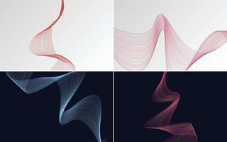 Elevate your project with this set of 4 vector backgrounds