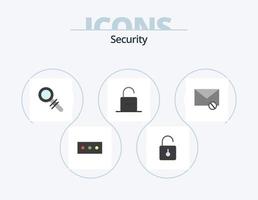 Security Flat Icon Pack 5 Icon Design. . . security. spam. message vector