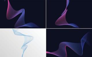 Create a professional and sleek design with this pack of vector backgrounds