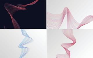 Create a professional and modern design with this pack of vector backgrounds