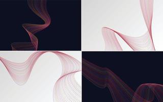 Enhance your designs with this set of 4 vector backgrounds