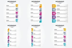 las ilustraciones vectoriales de este conjunto son ideales para crear infografías para publicidad. folletos volantes y revistas. vector