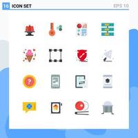 16 Creative Icons Modern Signs and Symbols of date cloud data storage server Editable Pack of Creative Vector Design Elements