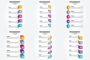 este conjunto de infografías vectoriales es perfecto para publicidad en un folleto. volantes. o revista. vector