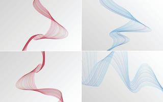 Use this pack of vector backgrounds for a trendy presentation. flyer. or brochure