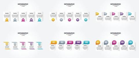 este conjunto de infografías vectoriales es ideal para publicidad en un folleto. volantes. o revista. vector