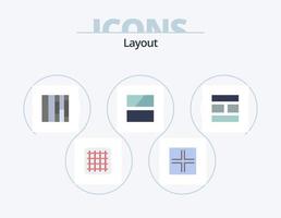 Layout Flat Icon Pack 5 Icon Design. . layout. editing. image. collage vector