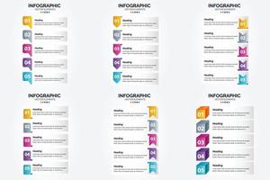 este conjunto de infografías vectoriales es perfecto para publicidad en un folleto. volantes. o revista. vector