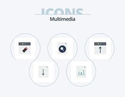 diseño de iconos de paquete de iconos planos multimedia 5. . subir. Mac. Mac. aplicación vector