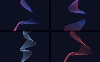 Add a touch of sophistication to your presentation with this vector background pack