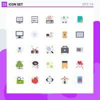 25 Creative Icons Modern Signs and Symbols of business international coding global shipping global delivery Editable Vector Design Elements