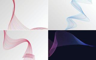 Use these vector line backgrounds to add visual interest to your work