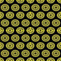 Pattern with floral and geometric elements. form an abstract floral ornament. Vector background for design. Decorative Seamless isolated on white background