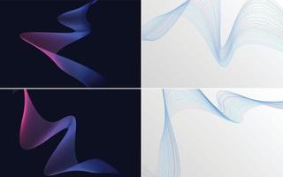 Add a unique touch to your design with these vector line backgrounds