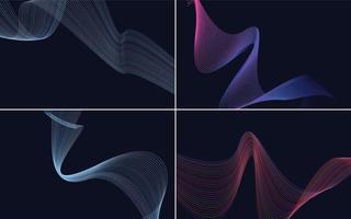 Add a touch of glamour to your presentation with this vector background pack