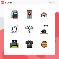 9 Creative Icons Modern Signs and Symbols of learn race location man leader Editable Vector Design Elements