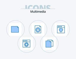 Multimedia Blue Icon Pack 5 Icon Design. . mac. file. favorite. file vector