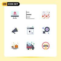 9 Creative Icons Modern Signs and Symbols of web internet hanging wedding browser ecommerce Editable Vector Design Elements