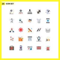 Set of 25 Modern UI Icons Symbols Signs for clipboard education extractor mobile education Editable Vector Design Elements