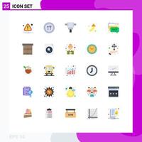 25 Creative Icons Modern Signs and Symbols of drawer message jackhammer help chat Editable Vector Design Elements