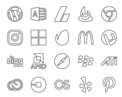 20 Social Media Icon Pack Including ati browser microsoft safari digg vector