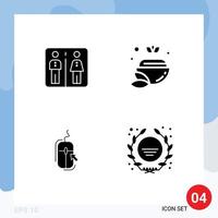 Stock Vector Icon Pack of Line Signs and Symbols for down click hotel spa online Editable Vector Design Elements