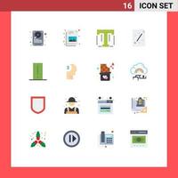 Universal Icon Symbols Group of 16 Modern Flat Colors of device strategy text project ideas Editable Pack of Creative Vector Design Elements