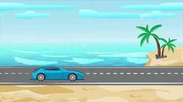 Landschaft Cartoon-Landschaft kostenloser Download video