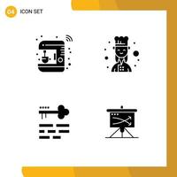 Creative Icons Modern Signs and Symbols of coffee key maker cook layout Editable Vector Design Elements