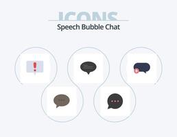 Chat Flat Icon Pack 5 Icon Design. . message. chat. comment. messages vector