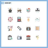 Universal Icon Symbols Group of 16 Modern Flat Colors of countdown plumber business mechanical online Editable Pack of Creative Vector Design Elements