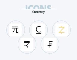 Currency Line Filled Icon Pack 5 Icon Design. . blockchain . ripple . money vector