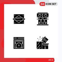 Stock Vector Icon Pack of Line Signs and Symbols for rolling page speed test kitchen machine web speed checking Editable Vector Design Elements